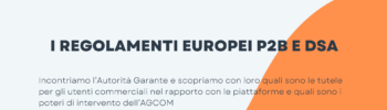 AGCOM: Regolamento Platform to Business